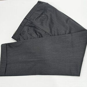 Men's Wool Dress Slacks Pants sz 38 Grey Pazoni